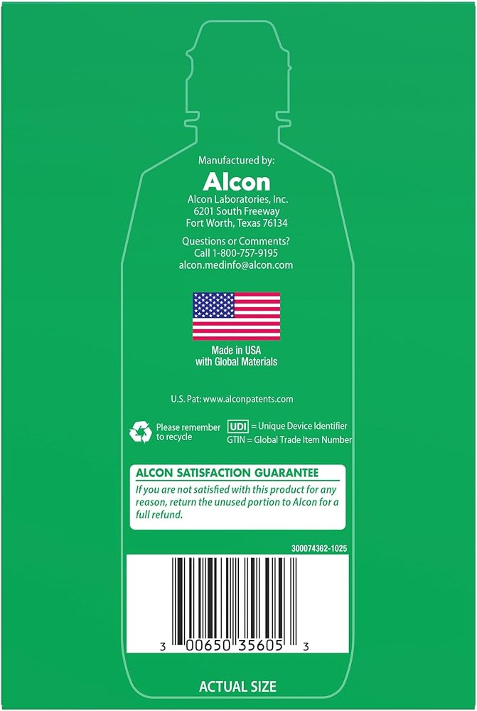 Opti-Free Replenish Multi-Purpose Disinfecting Solution with Lens Case, Twin Pack, 10-Fluid Ounces Each - Image 3