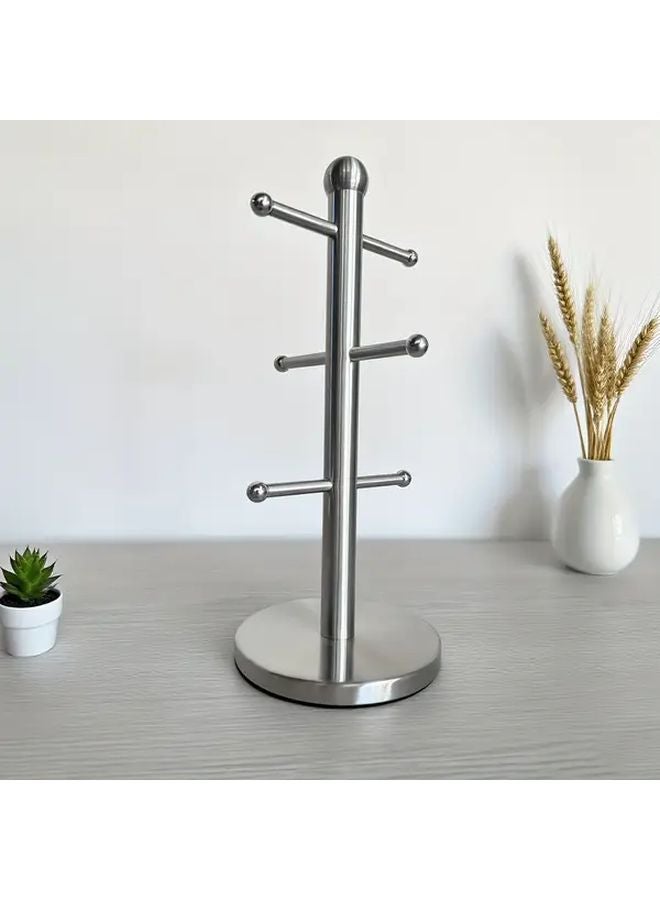 KZ 501 Stainless Steel Cup Holder Space Saving Vertical Organizer Kitchen Office - Image 2