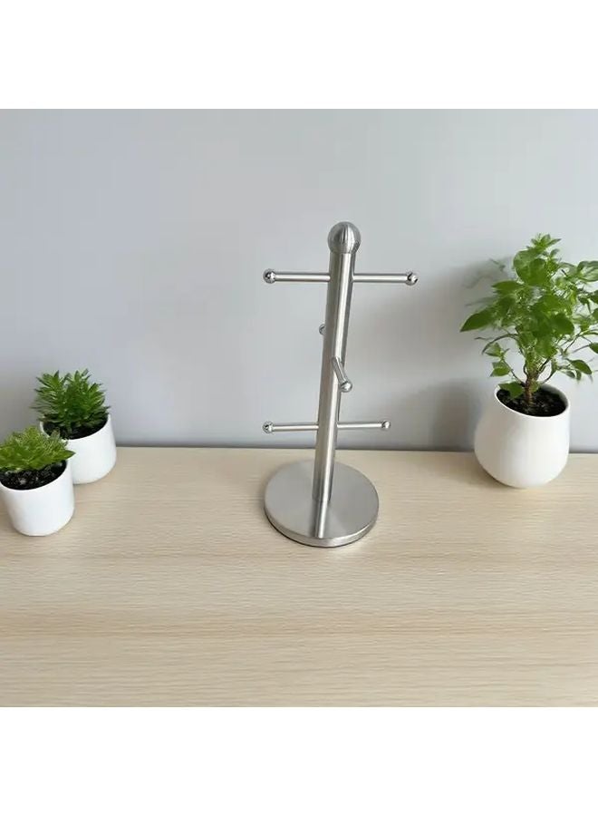 KZ 501 Stainless Steel Cup Holder Space Saving Vertical Organizer Kitchen Office - Image 3