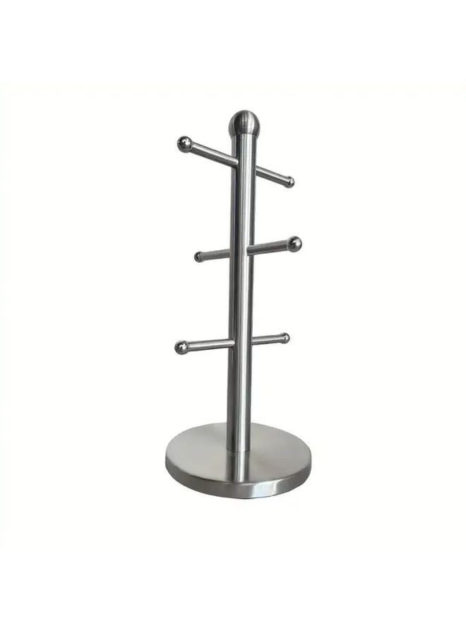 KZ 501 Stainless Steel Cup Holder Space Saving Vertical Organizer Kitchen Office - Image 1