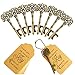 WODEGIFT 60 PCS Key Bottle OpenersVintage Skeleton Bottle OpenerWedding Favors Key Bottle Opener With Escort Card Tag And Key ChainsFor Party And Festival Souvenir GiftBronze - Image 2