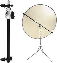 Selens Selens Telescopic Reflector Holder Extendable Boom Arm 360 Degree Swivel with Adjustable Length for Photo Studio - Image 1