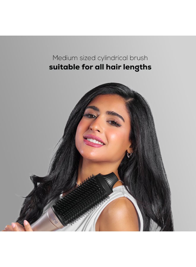 فرشاة الشعر الهوائية 2 في 1 من كلارا Silver