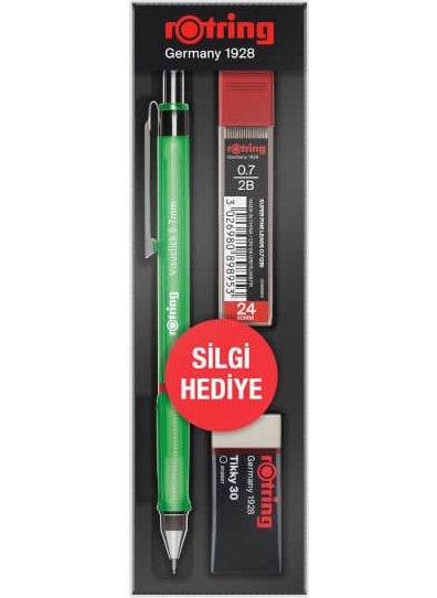 Rotring - مجموعة أقلام روترينج فيسوكليك مع طرف وممحاة كهدية - Image 1