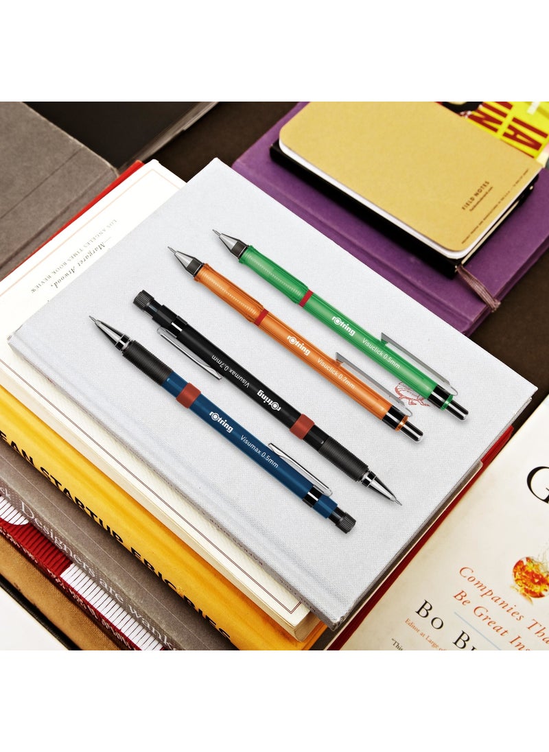 Rotring - مجموعة أقلام روترينج فيسوكليك مع طرف وممحاة كهدية - Image 1
