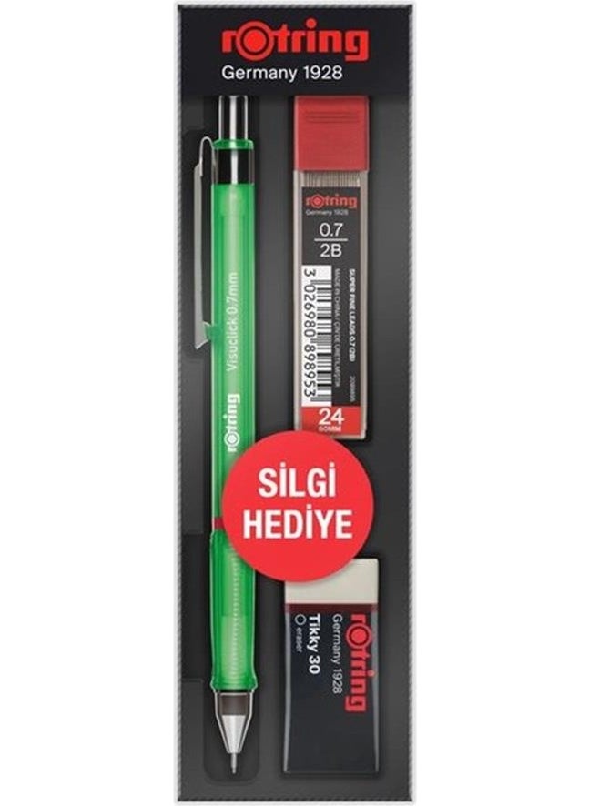 Rotring - مجموعة أقلام روترينج فيسوكليك مع طرف وممحاة كهدية - Image 1