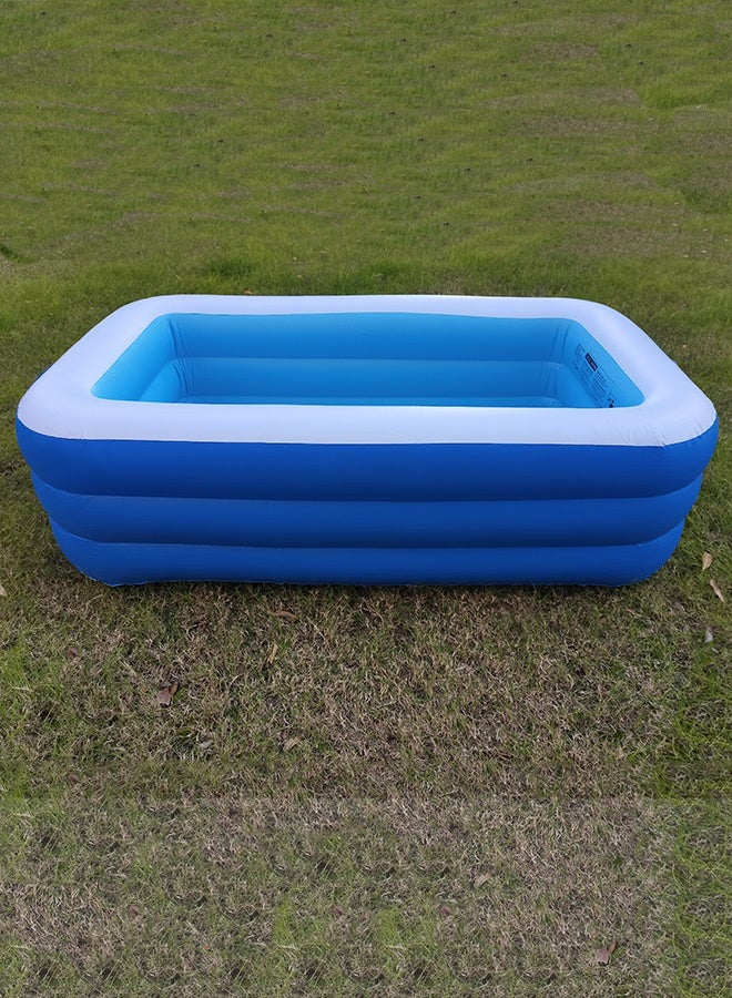 150x105x50CM Inflatable Kids Swimming Pool  PVC Family Pool for Garden Outdoor Backyard Summer Water Play Baby Toddler Pool Thickened Leakproof Easy Setup - Image 5