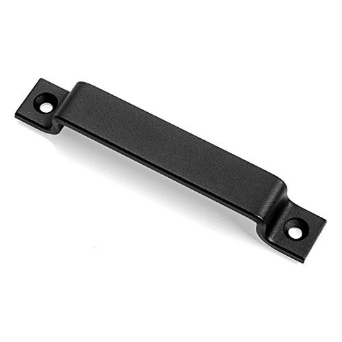 CBTONE 6-1/2 Inch Sliding Barn Door Handle Pull, 4 Pack Black Steel Pull Handle for Sliding Barn Doors Gates Garages Sheds Closets - Image 3