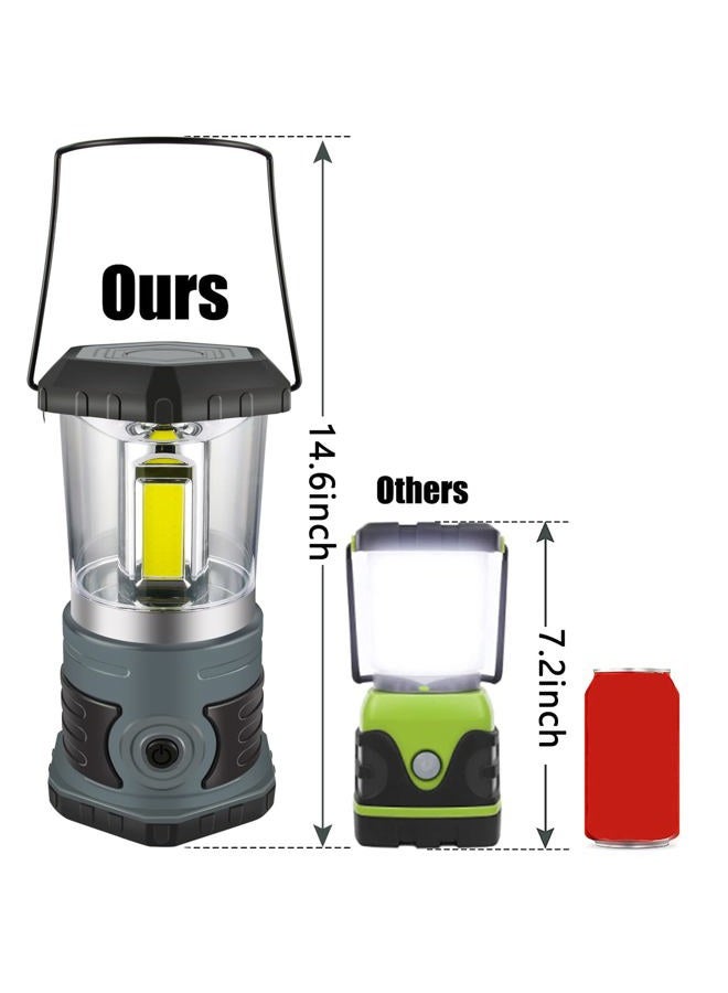innofox Camping Lantern Battery Powered 1500 Lumen COB Camping Light 4D Batteries(Included) Perfect for Camp Hiking Emergency Kit - Image 2