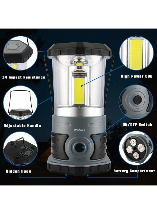 innofox Camping Lantern Battery Powered 1500 Lumen COB Camping Light 4D Batteries(Included) Perfect for Camp Hiking Emergency Kit - Image 5