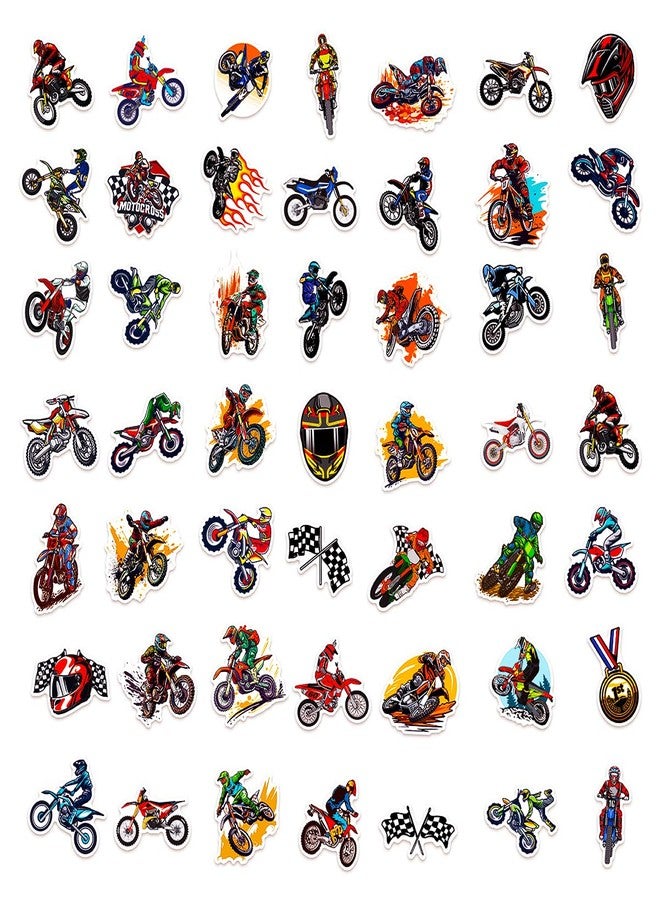 Cleverplay 100 Pack Dirt Bike Motorcycle Stickers, Motocross Bike Party Favors, Birthday Decorations - Image 2