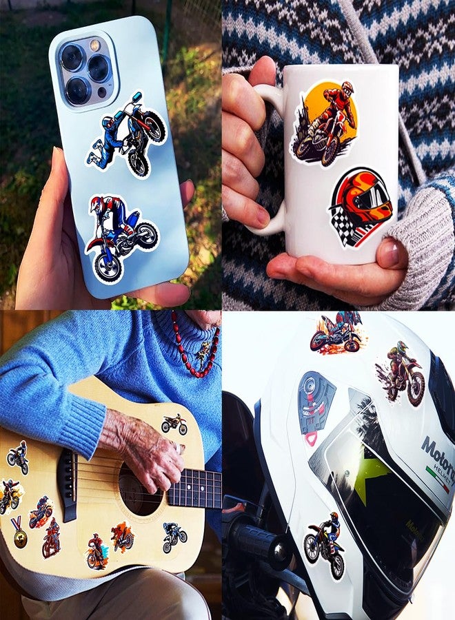 Cleverplay 100 Pack Dirt Bike Motorcycle Stickers, Motocross Bike Party Favors, Birthday Decorations - Image 4