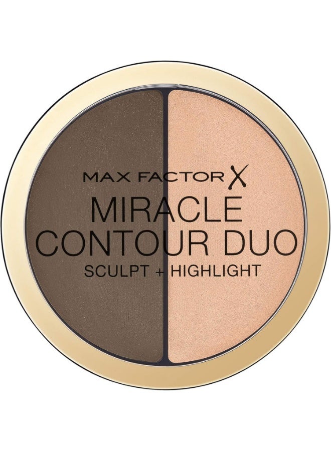 ماكس فاكتور ثنائي كونتور ماكس فاكتور ميراكل، درجة اللون: متوسط/غامق، 11 غرام - Image 2