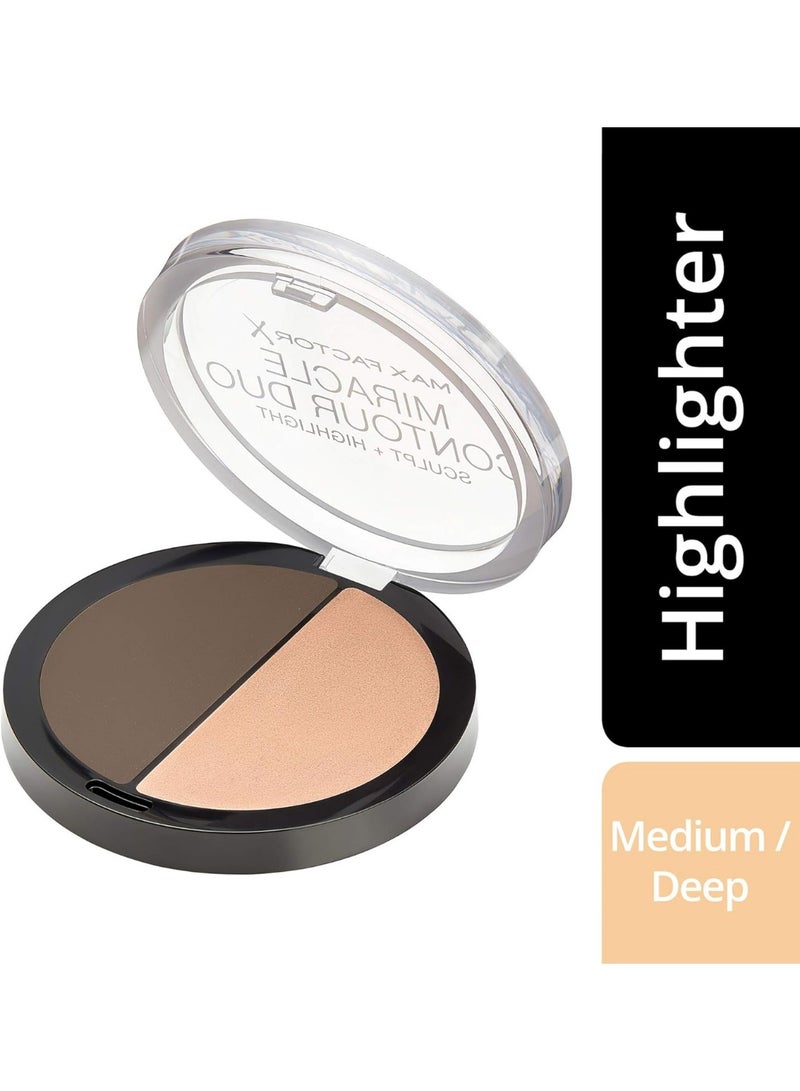 ماكس فاكتور ثنائي كونتور ماكس فاكتور ميراكل، درجة اللون: متوسط/غامق، 11 غرام - Image 1