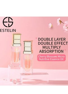 ESTELIN Skin Care Cherry Blossoms Micro-Nutritive Nourishing Essence Oil 30ML Moisturizing Smoothing Repairing Oil  - Image 4