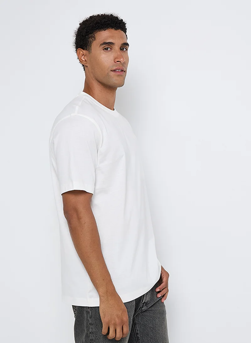 Ben Sherman Basic Mercerised Cotton Crew Neck T-Shirt