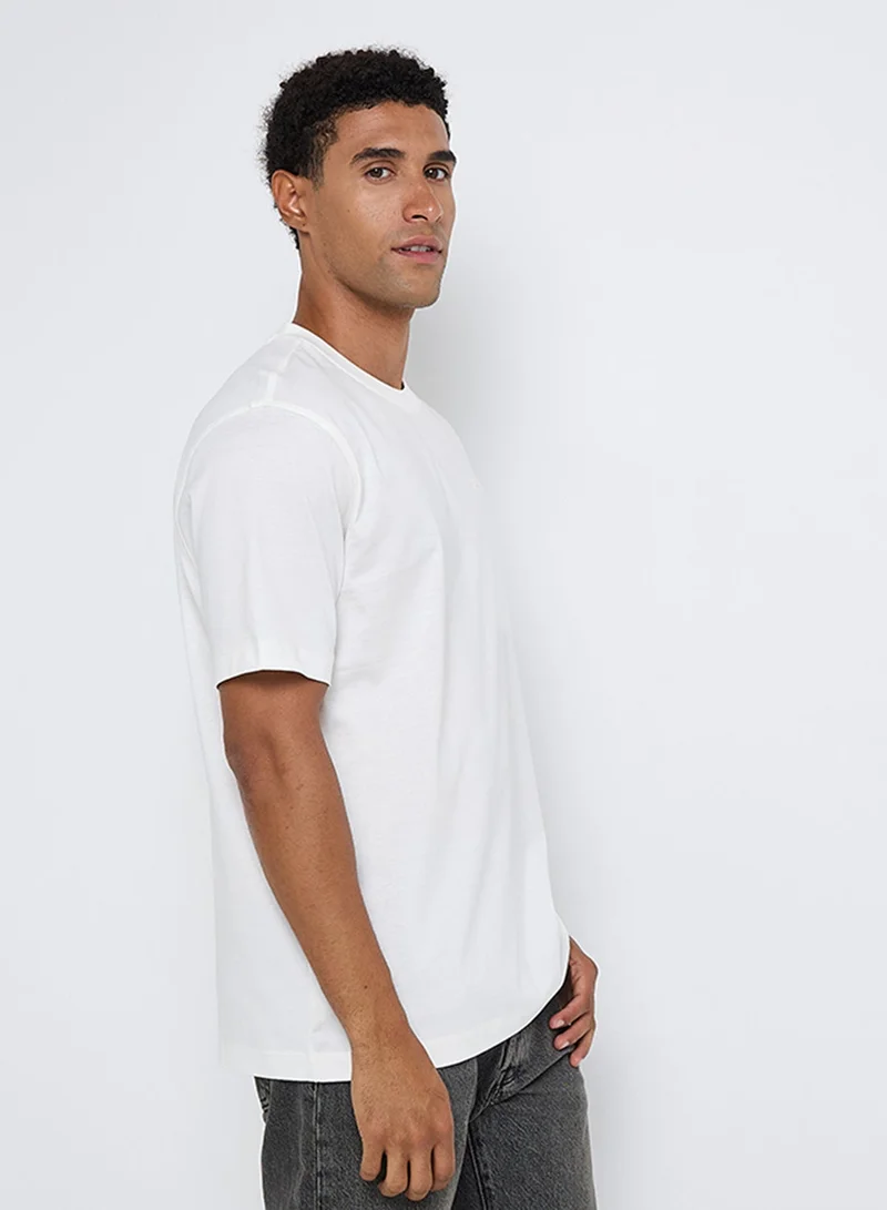 Ben Sherman  Basic Mercerised Cotton Crew Neck T-Shirt for Men | Best Price UAE