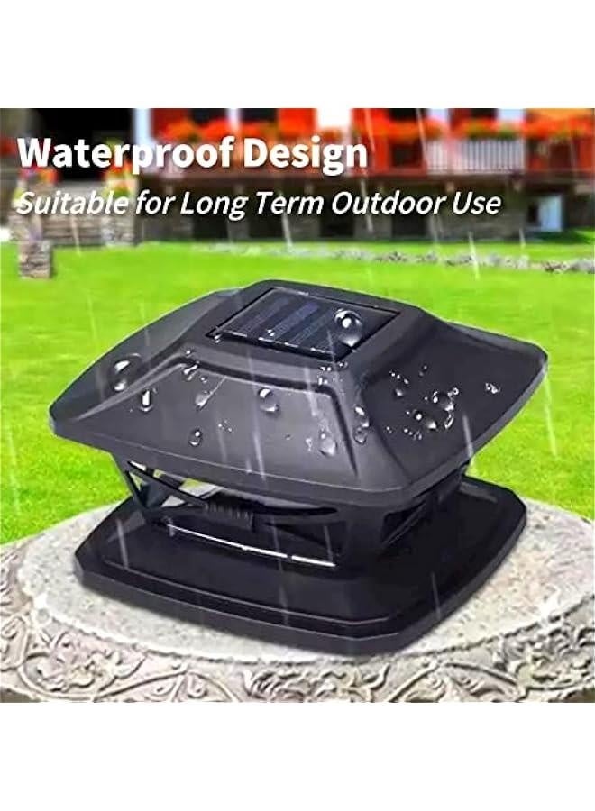 Generic Solar Post Cap Lights Outdoor, Waterproof Fence Post Lights Solar Powered Deck Post Lights 4x4 Decorative with Bright LED for Garden Fence Patio Garage Walkway Pool Decor - Image 4