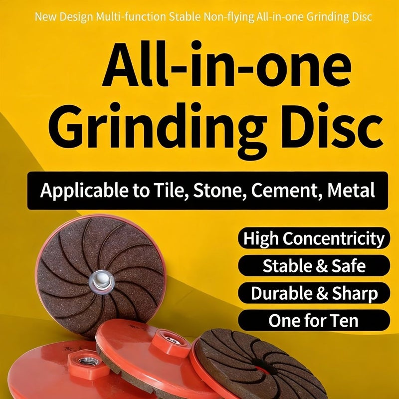 3 Piece 3 Inch Grinding Polishing Disc Set For Marble Cement Metal Angle Grinder - Image 2