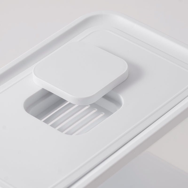 Alberto plastic rice dispenser, white 5.5kg - Image 4