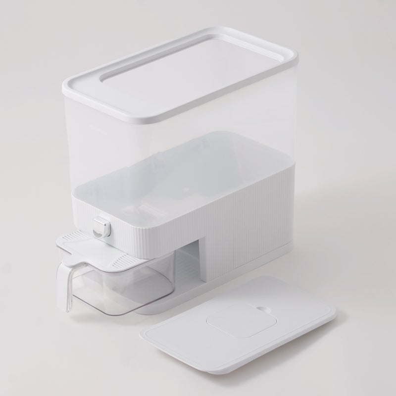 Alberto plastic rice dispenser, white 5.5kg - Image 2