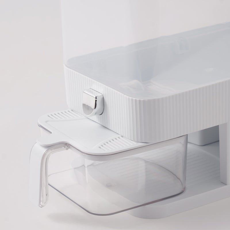 Alberto plastic rice dispenser, white 5.5kg - Image 3