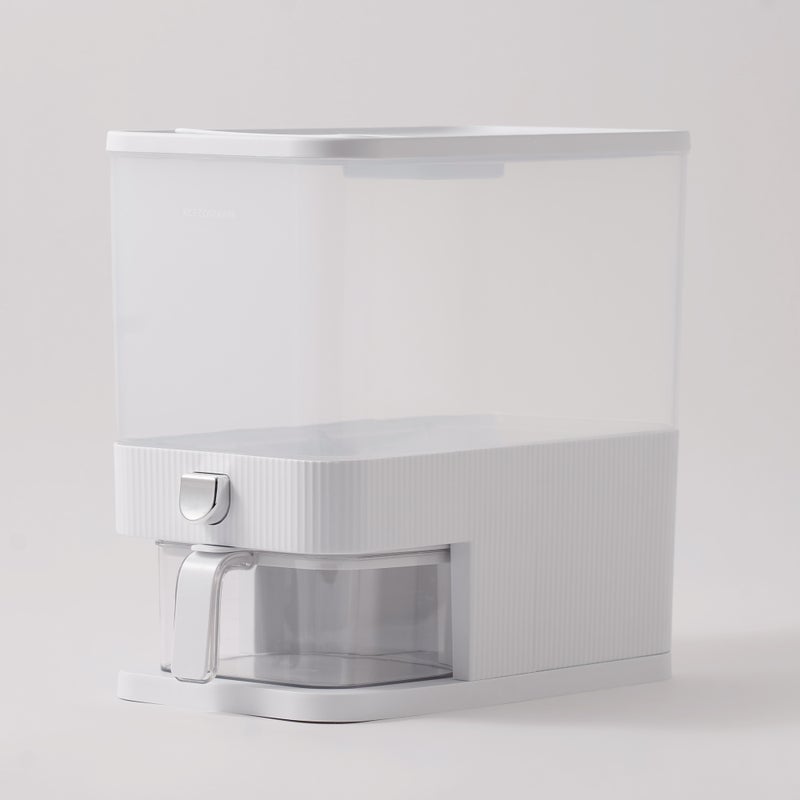 Alberto plastic rice dispenser, white 5.5kg - Image 1