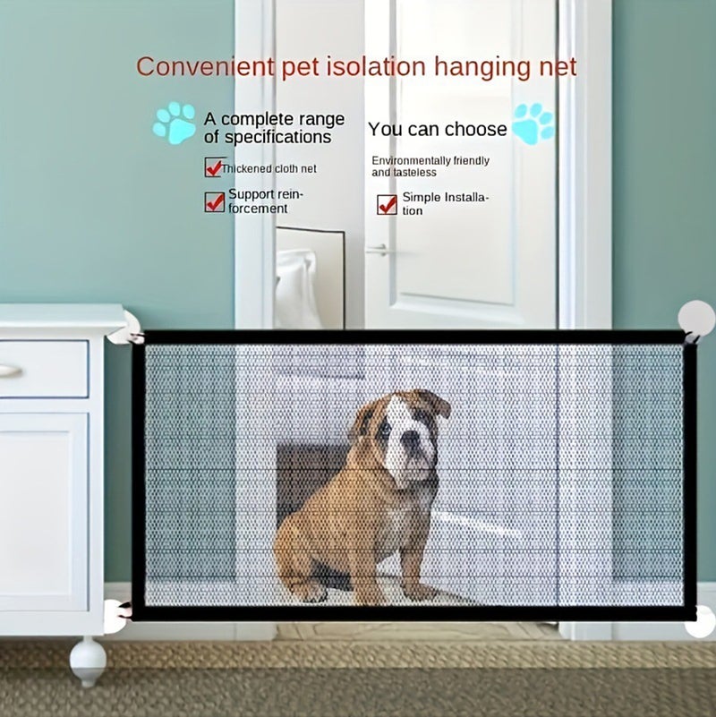 Pet isolation fence No punching cat dog obstacle fence net Indoor and outdoor safety protection Chicken and duck net - Image 2
