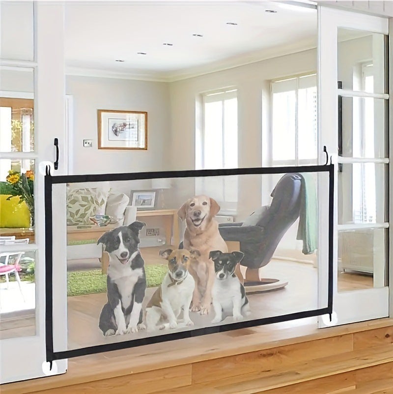 Pet isolation fence No punching cat dog obstacle fence net Indoor and outdoor safety protection Chicken and duck net - Image 1