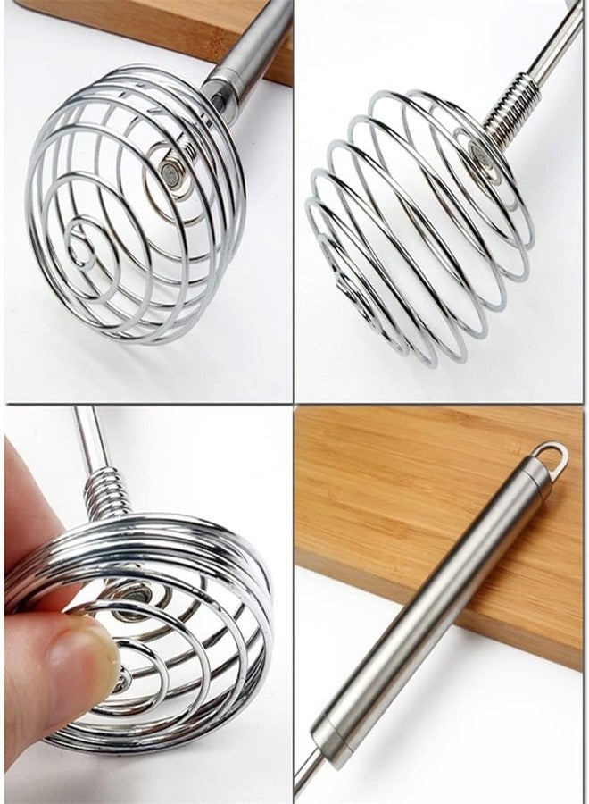 DKEXL Kitchen Balloon Whisk, Stainless Steel Spring Egg Beater Milk Whipper for Blending, Whisking, Beating, or Stirrer for Family Restaurant Kitchen - Image 4