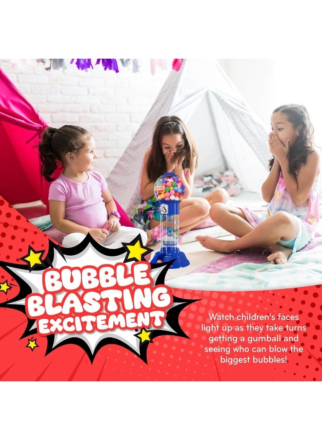 PlayO 10.5" Gumball Machine for Kids, Spiral Style Candy Dispenser for Gifts, Parties or Events - Bubblegum Machine w/Gumb Balls Included  - Image 2