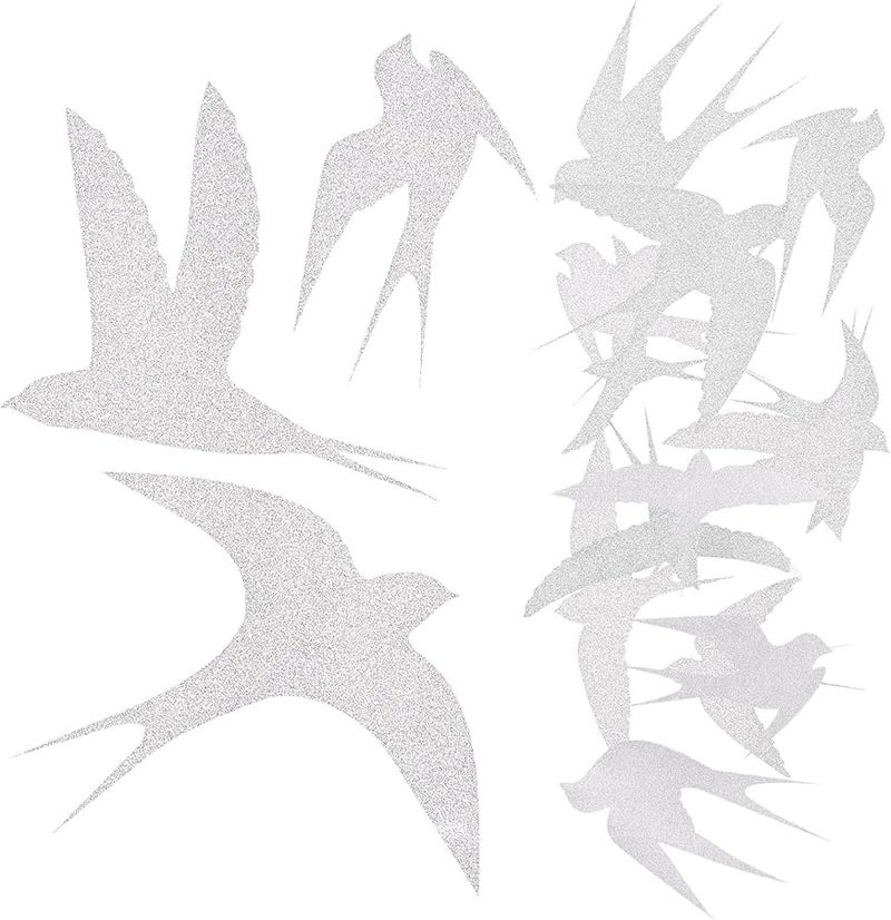 Frosted Anti Collision Window Stickers For Bird Protection Set Of 20 Home Decor Clings - Image 1