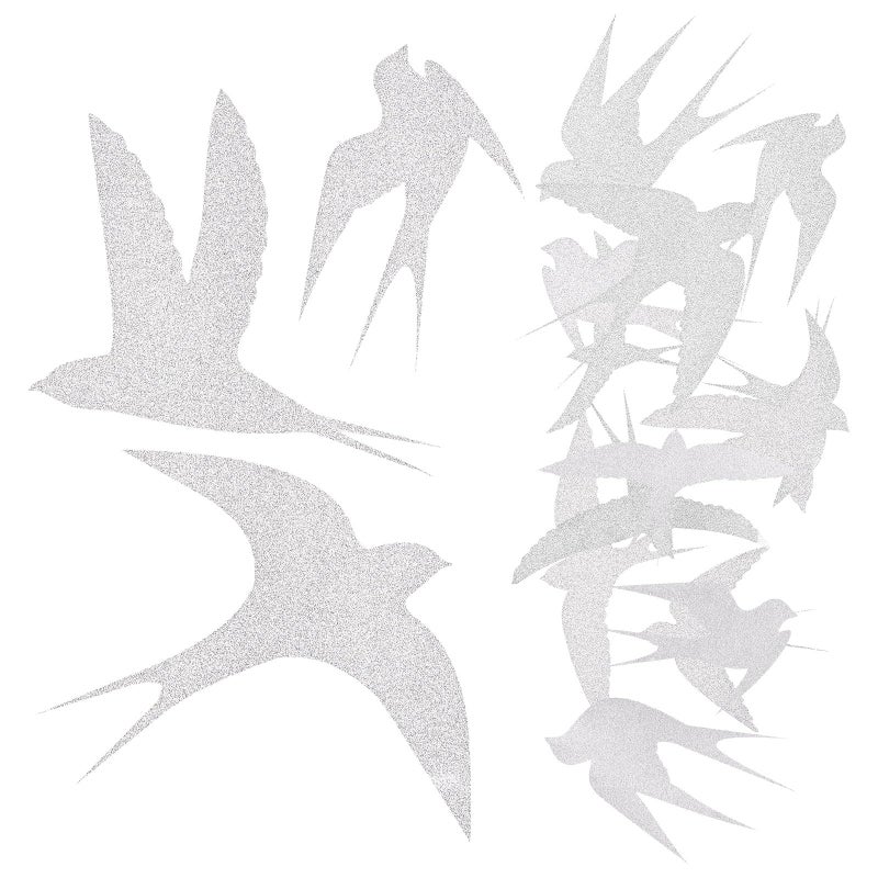 Frosted Anti Collision Window Stickers For Bird Protection Set Of 20 Home Decor Clings - Image 2