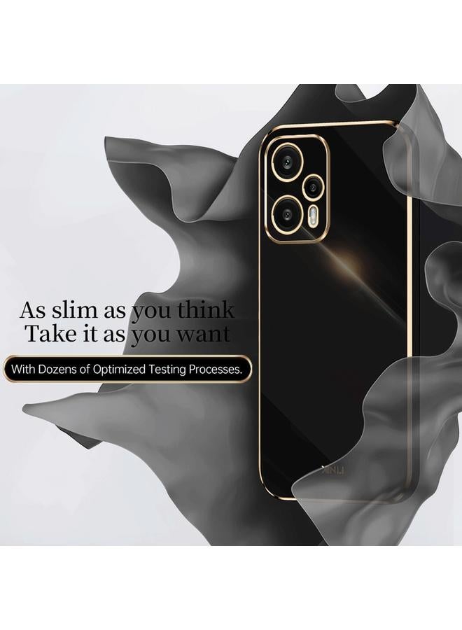 شين لي تونج جراب لهاتف Xiaomi Redmi Note 12 Turbo ذو حافة مستقيمة 6D مطلي بالكهرباء من مادة TPU - Image 3