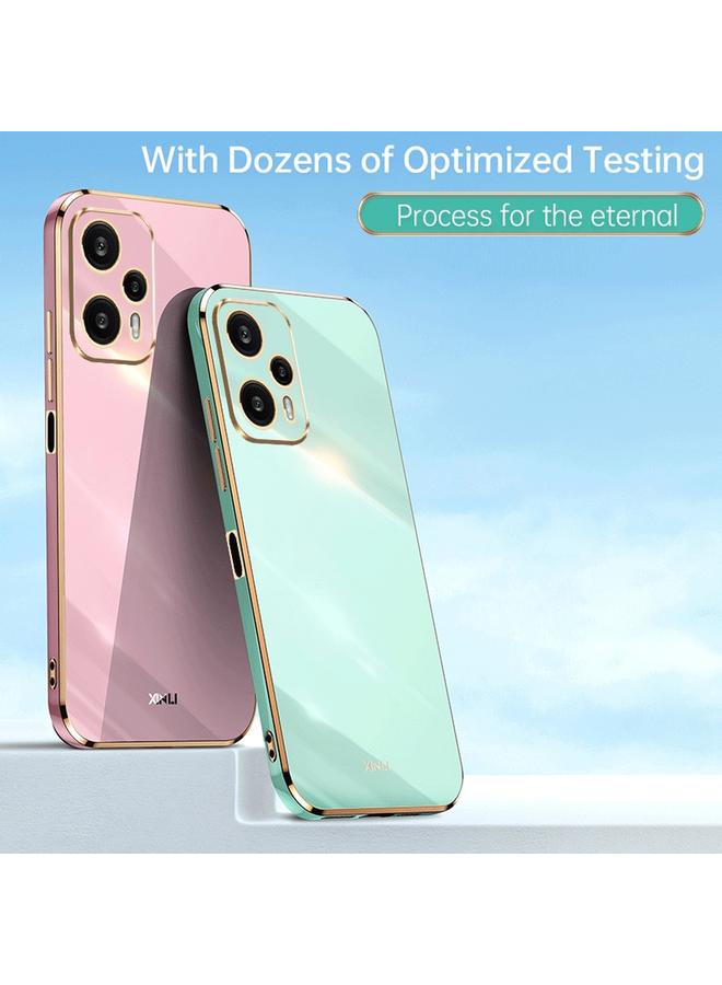 شين لي تونج جراب لهاتف Xiaomi Redmi Note 12 Turbo ذو حافة مستقيمة 6D مطلي بالكهرباء من مادة TPU - Image 2