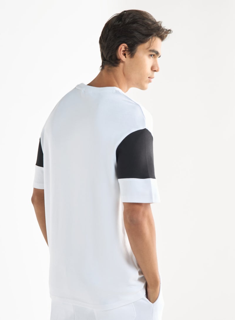 ستارتر تيشيرت بياقة ضيقة وأكمام قصيرة وطبعات من ستارتر - Image 3