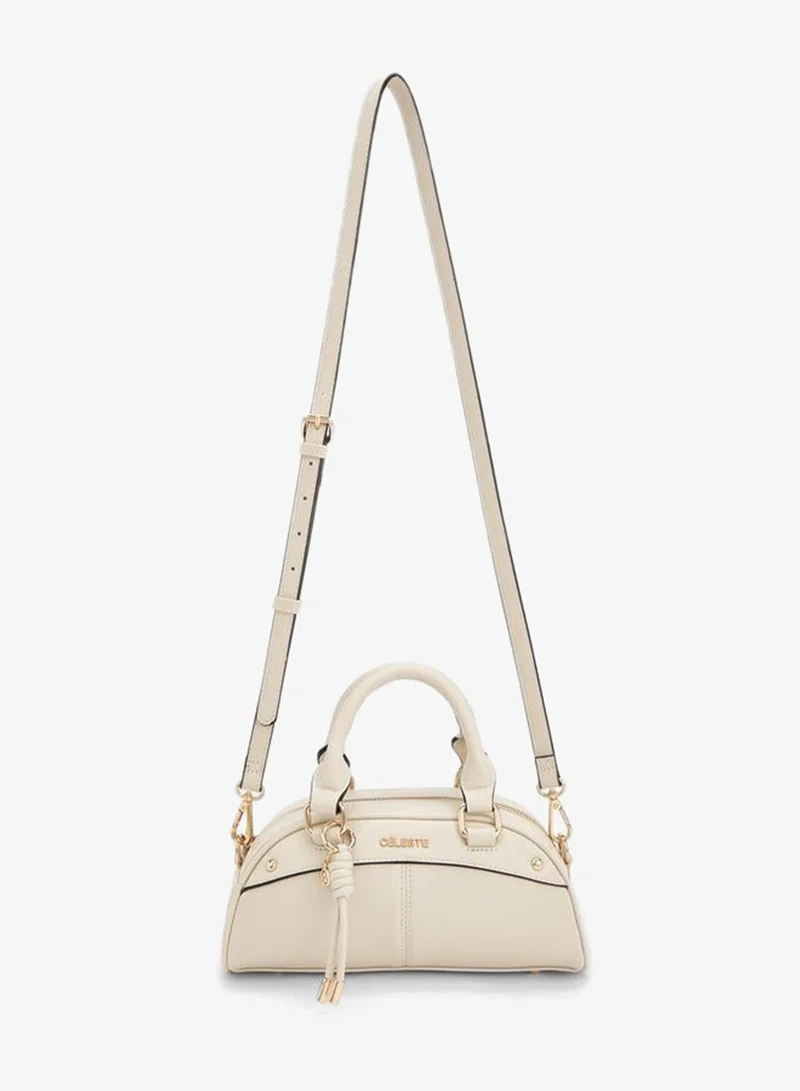 Celeste IVORY Solid Tote Bag With Detachable Strap for Women | Best Price UAE