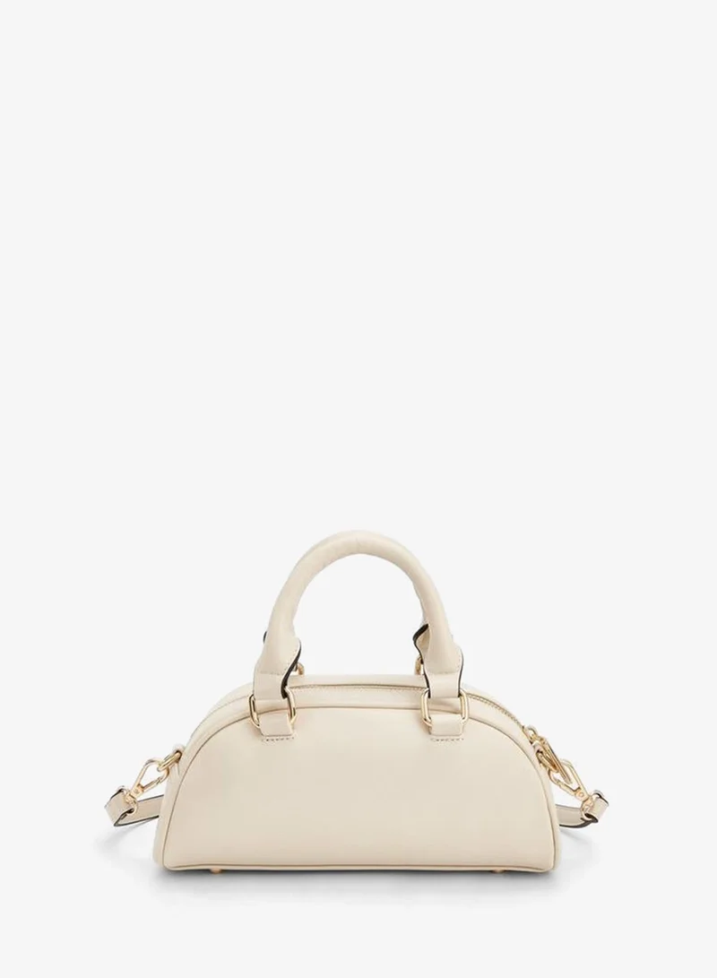 Celeste IVORY Solid Tote Bag With Detachable Strap for Women | Best Price UAE