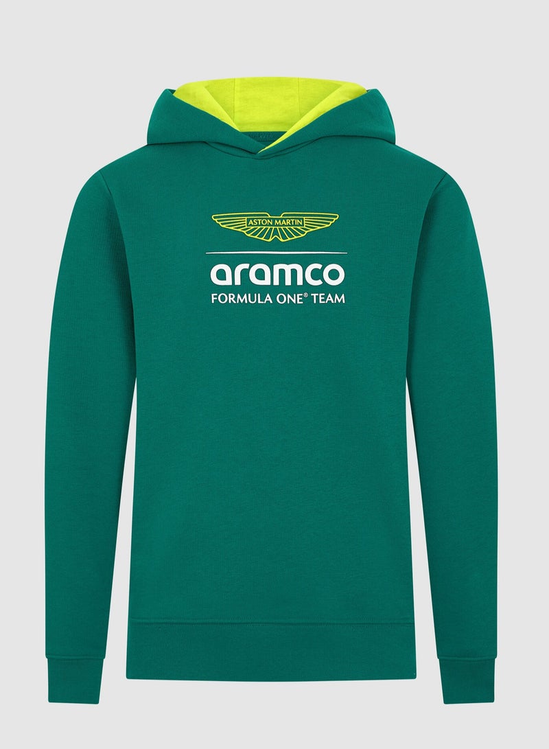 Aston Martin AMF1 FW KIDS LOGO HOODY  - Image 1