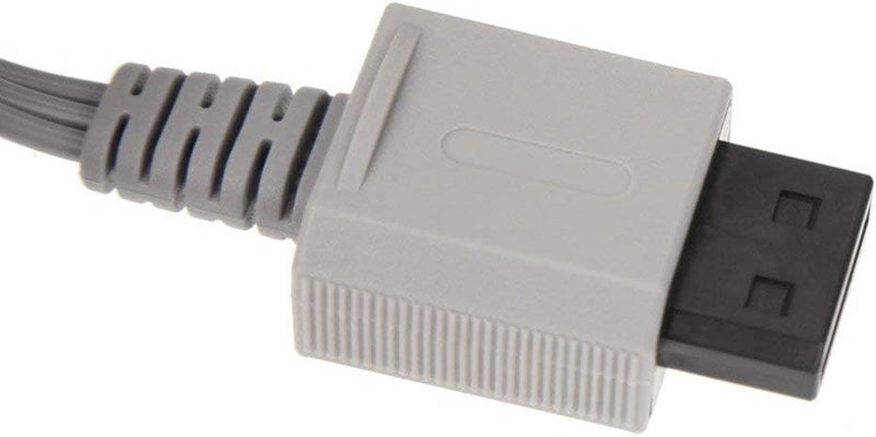 WICAREYO كابل فيديو وصوت AV RCA بطول 1.8 م متوافق مع وحدة تحكم Wii - Image 4