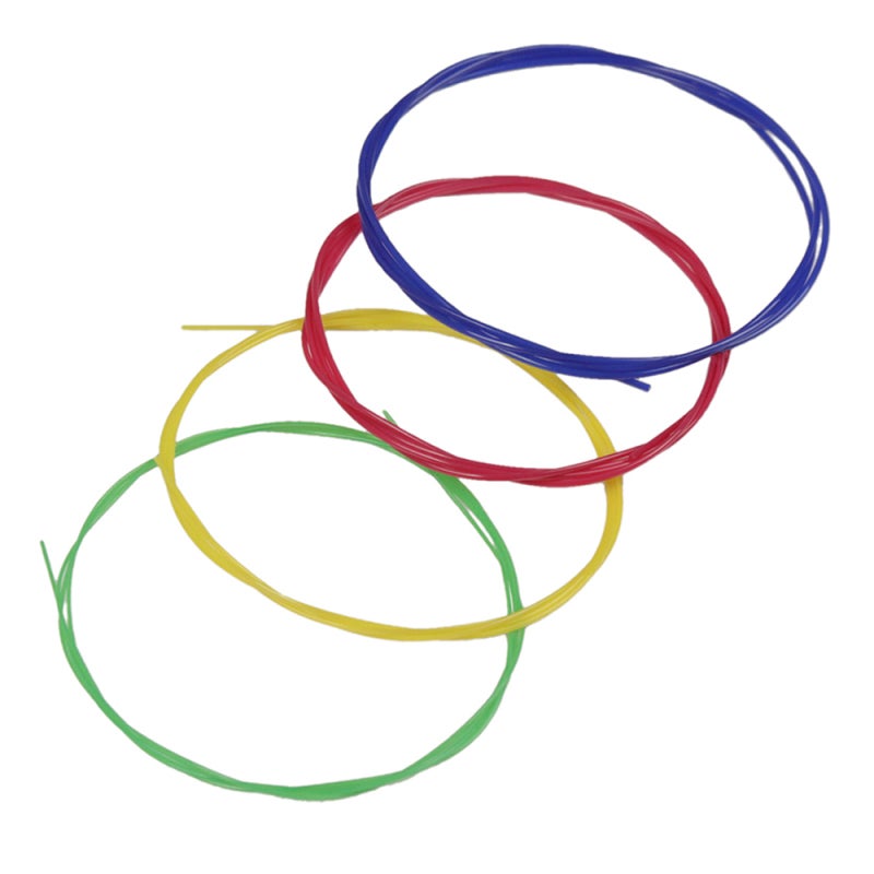 Ukulele String Set: 4-Piece High-Quality Nylon Strings With Clear Bright Sound - Multicolor Replacement Strings For Ukulele Maintenance And Performance - Image 4
