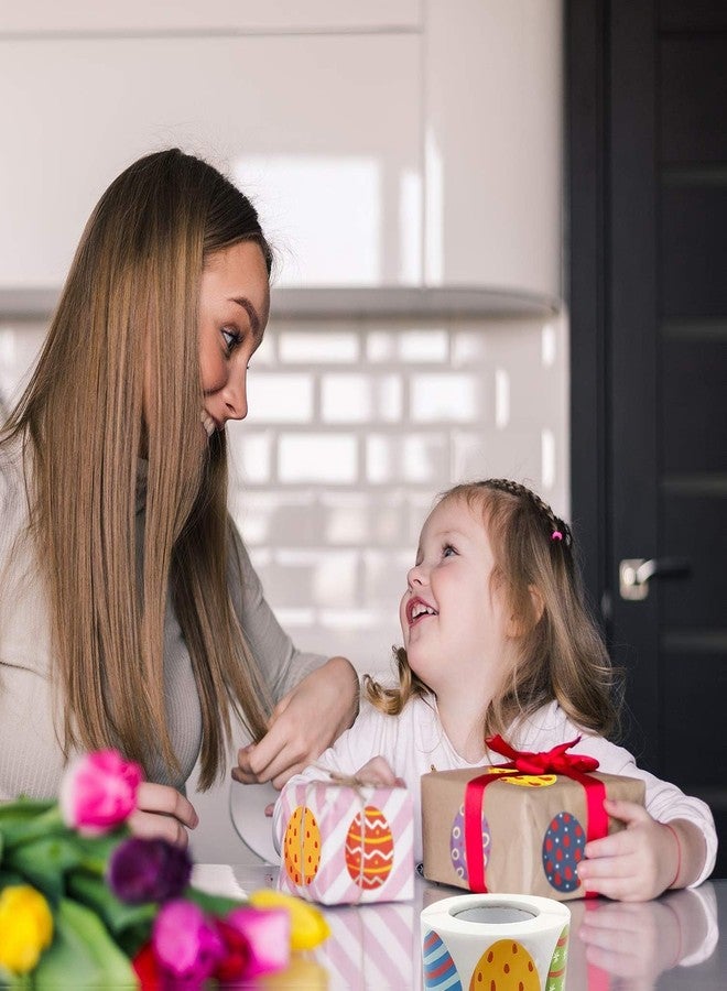 توريناليتال 1200 قطعة من ملصقات عيد الفصح، ملصقات لف بيض عيد الفصح السعيد، ملصقات ذاتية اللصق بموضوعات متنوعة على شكل أرنب، لوازم حفلات الأطفال - Image 5