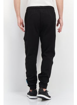 FILA Men Sportswear Fit Brand Logo Training Sweatpant, Black  - Image 2