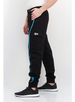 FILA Men Sportswear Fit Brand Logo Training Sweatpant, Black  - Image 3