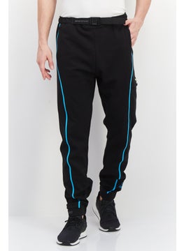 FILA Men Sportswear Fit Brand Logo Training Sweatpant, Black  - Image 1