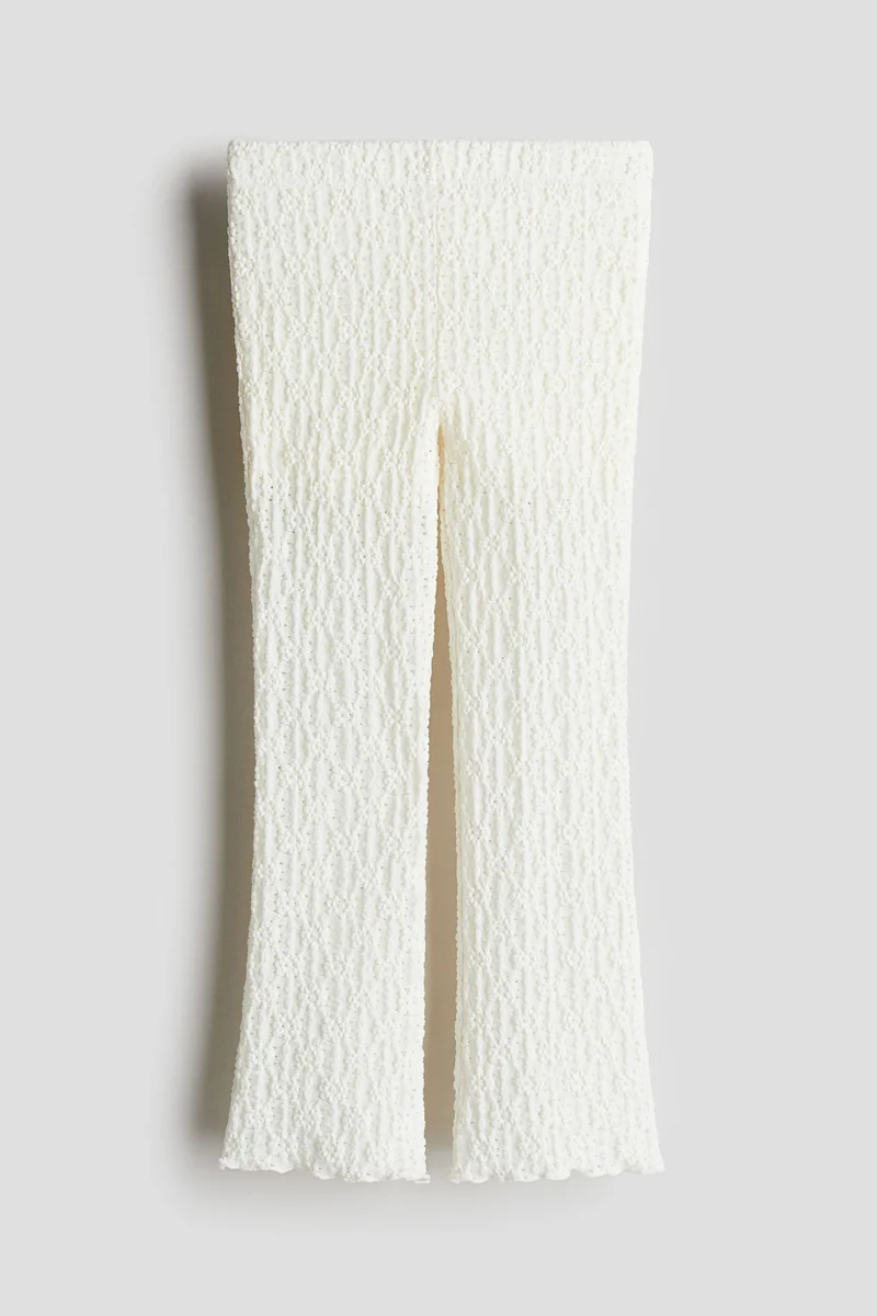H&M Textured jersey trousers