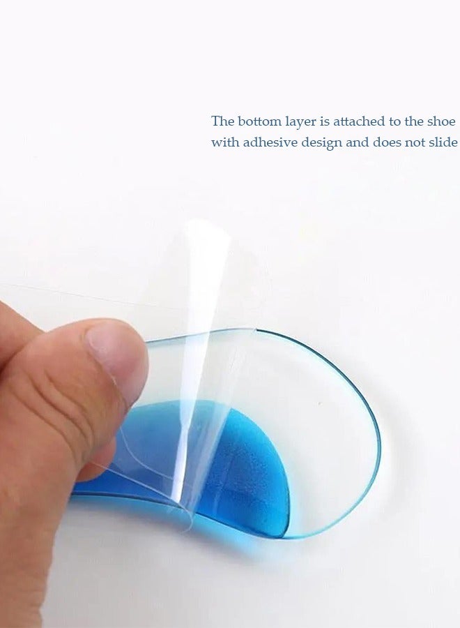 زوج واحد من وسادات قوس القدم اللاصقة، نعل الحذاء الداعم التقويمي لقوس القدم المسطحة، وسادات السيليكون الداخلية لتخفيف الضغط وآلام القدم، مقاس S - Image 3