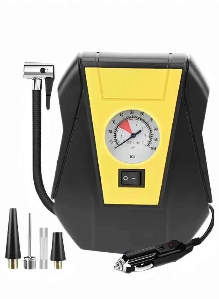 Denx DENX DX1790 air pump, 70 watts, pressure up to 100 PSI, with 3 meter cable for various tires  - Image 1