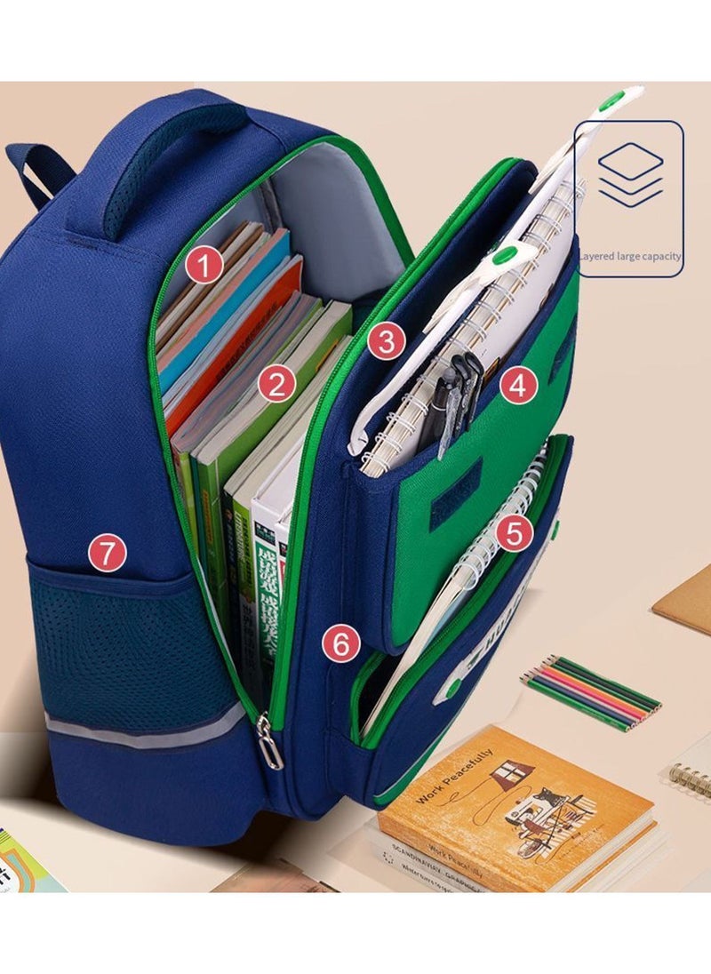 Swift Backpack School Bags, Large Capacity Bookbag with USB Charge Port, Secondary School Students Backpack, Anti Theft Outdoor Daypack  - Image 3