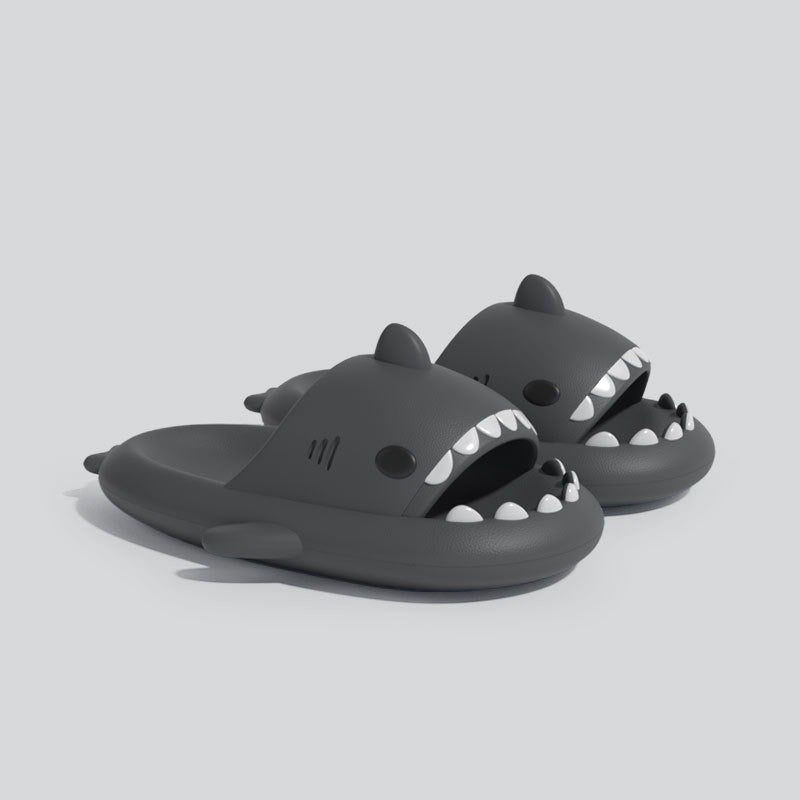 Shark Slippers Summer Adult Couple Sandals Funny Non-Slip Cartoon Casual Wear